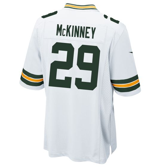 Men Green Bay Packers #29 Xavier McKinney Nike Away Game white 2024 NFL Jersey